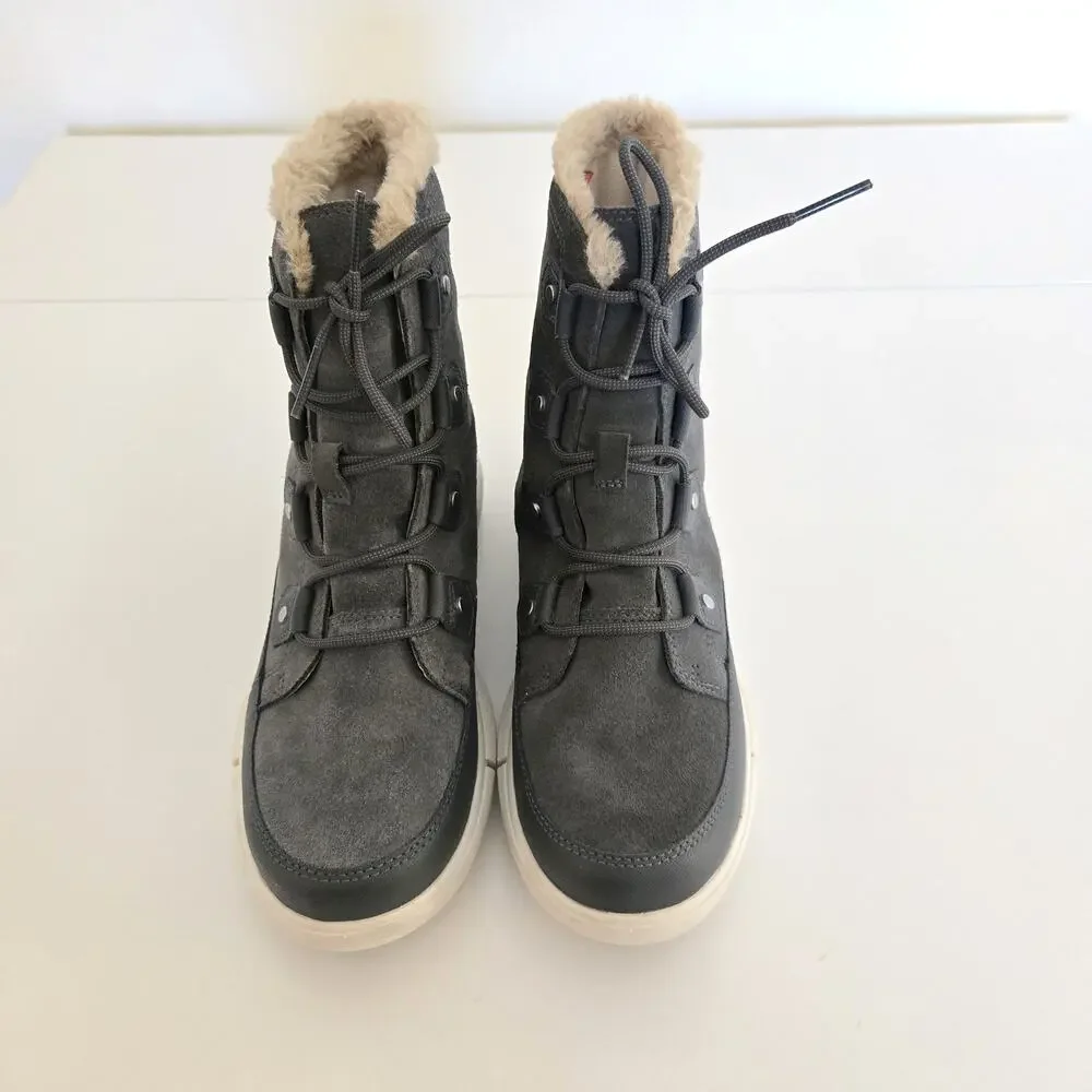 Sorel Explorer Next Joan Classic Waterproof Winter Boots Grey US 10